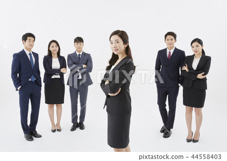 商人，女商人，韓國人 44558403