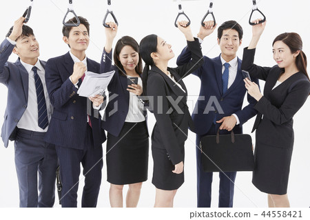 Businessman, Business Woman, Korean Businessman, Business Woman, Korean 44558421