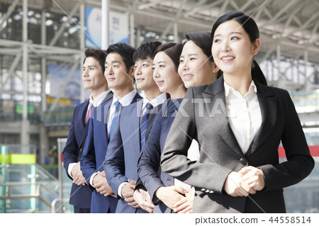 Businessman, Business Woman, Korean 44558514