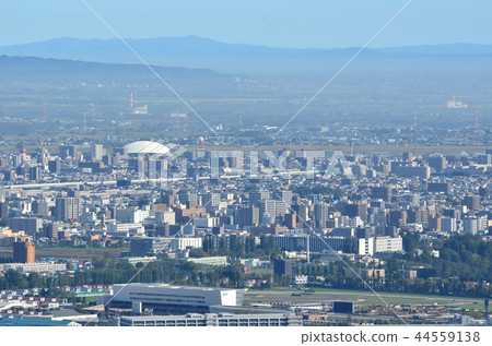 Okurayama Shantse天文台札幌市 图库照片