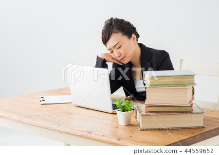 Tired of overtime work 44559652