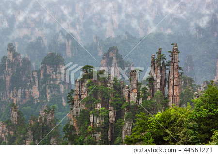 Tianzi Avatar mountains park - Wulingyuan China Tianzi Avatar mountains park - Wulingyuan China 44561271