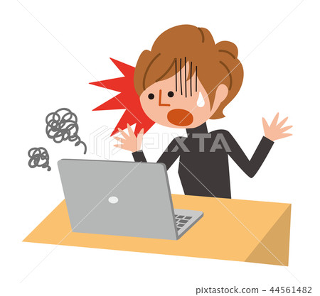 PC failure - Stock Illustration [44561482] - PIXTA