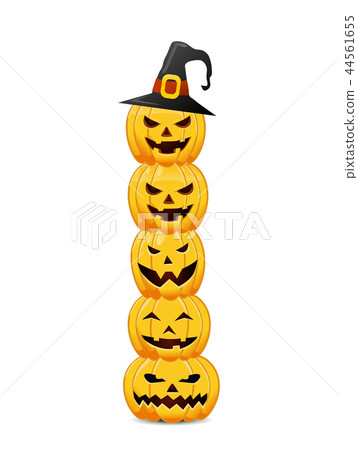 pumpkins with an evil expression 44561655