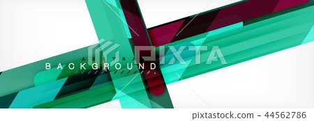 Abstract colorful lines, modern geometric background design 44562786