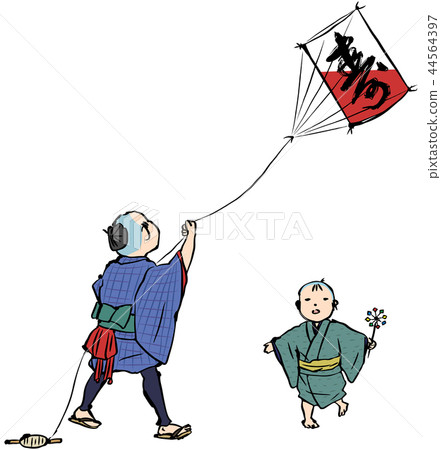 孩子們在玩風箏 44564397