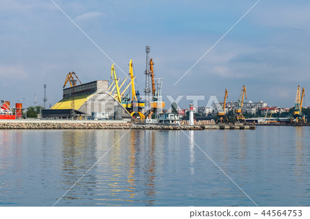 Burgas port, industrial landscape 44564753