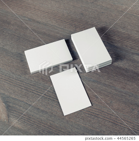 Blank business cards Blank business cards 44565265