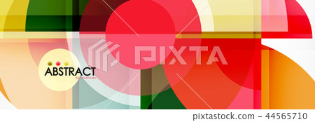 Abstract background bright circles geometric... - Stock Illustration ...