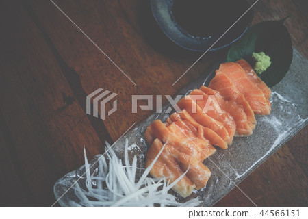 Japanese food sashimi salmon Japanese food sashimi salmon 44566151