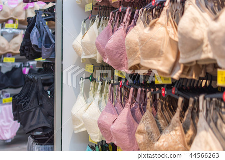 Various type of women lingerie or underwear shop Various type of women lingerie or underwear shop 44566263