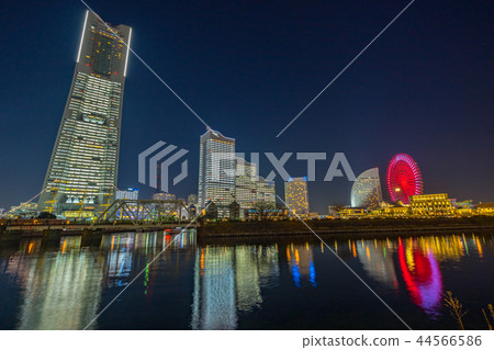 [Kanagawa] Yokohama at night 44566586