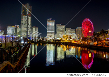 [Kanagawa] Yokohama at night 44566587