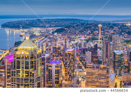 Seattle, Washington, USA Skyline 44566654