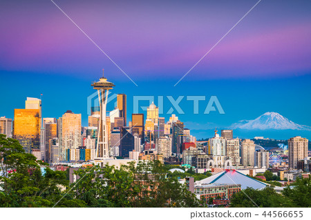 Seattle, Washington, USA Skyline 44566655