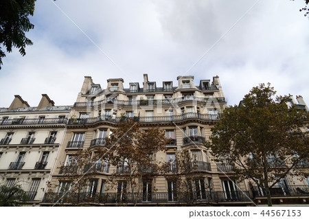 paris roofs chimney and building cityview 44567153