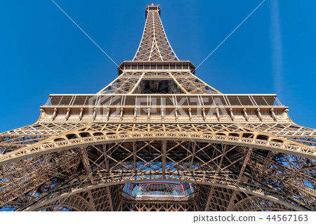 Tour Eiffel paris tower symbol close up detail 44567163