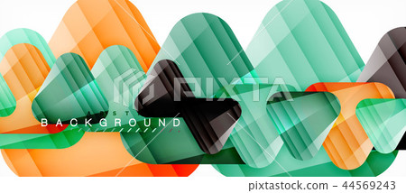 Glass triangles modern geometric composition, abstract background Glass triangles modern geometric composition, abstract background 44569243