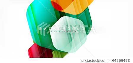 Vector multicolored hexagons geometric abstract background Vector multicolored hexagons geometric abstract background 44569458