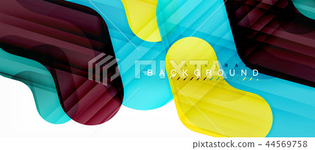 Shiny glossy arrows background 44569758