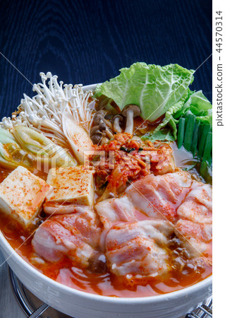 火鍋烹飪泡菜火鍋加熱 火鍋烹飪泡菜火鍋加熱 44570314