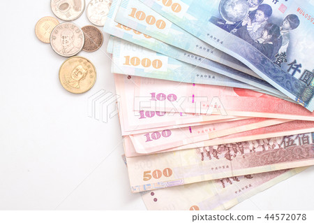 Dollar, Coin, Cash, money, NTD, TWD, Taiwan Coin 44572078