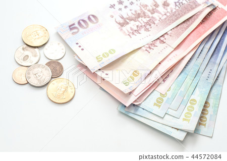 Dollar, Coin, Cash, money, NTD, TWD, Taiwan Coin 44572084
