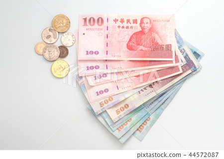 Dollar, Coin, Cash, money, NTD, TWD, Taiwan Coin 44572087