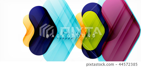 Shiny glossy arrows background 44572385