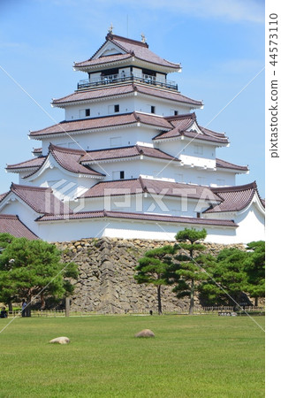 Aizuwakamatsu Castle (Tsuruga Castle) castle tower (Otemachi, Aizuwakamatsu City, Fukushima Prefecture) Aizuwakamatsu Castle (Tsuruga Castle) castle tower (Otemachi, Aizuwakamatsu City, Fukushima Prefecture) 44573110