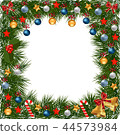 Christmas Decorated Frame 44573984