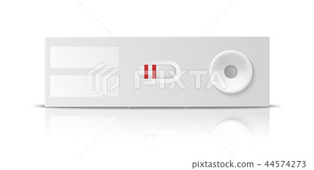 Vector Realistic 3d Pregnancy Tablet Test With Positive Result Closeup Isolated on White Background Vector Realistic 3d Pregnancy Tablet Test With Positive Result Closeup Isolated on White Background 44574273