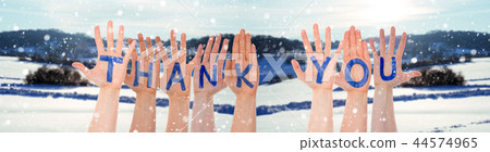 Many Hands Building Word Thank You 44574965