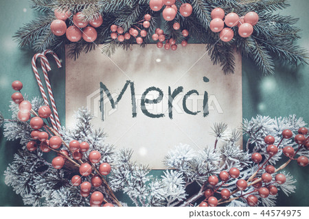 Christmas Garland, Merci Means Thank You Christmas Garland, Merci Means Thank You 44574975