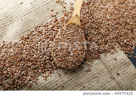 flax seeds scattered flax seeds scattered 44575420