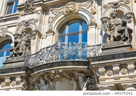 Old architecture in Mitte, Berlin, Germany. 44575541