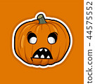 Halloween Pumpkin Cartoon 44575552