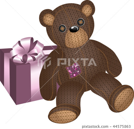 knitted bear as an addition to the gift 44575863