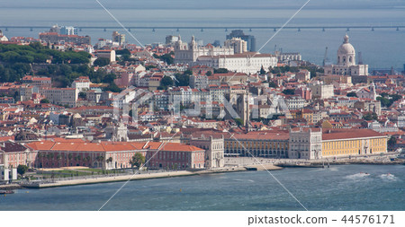 View of Lisbon, Commerce Square, Portugal View of Lisbon, Commerce Square, Portugal 44576171