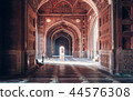Morning light inside the mosque of Taj Mahal 44576308