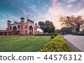 Taj Mahal Great Gate at sunrise 44576312