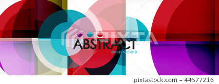 Vector fantastic circle modern geometric background template Vector fantastic circle modern geometric background template 44577216