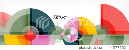 Abstract background bright circles geometric... - Stock Illustration ...