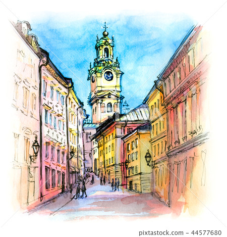 Church Storkyrkan in Stockholm, Sweden 44577680