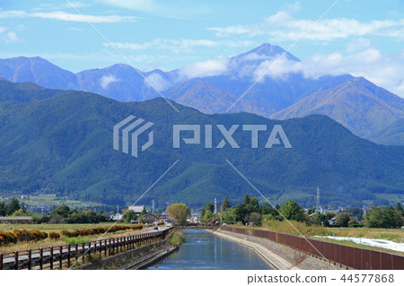 A view of Konjaki from Aki ga Iku of Azumino A view of Konjaki from Aki ga Iku of Azumino 44577868