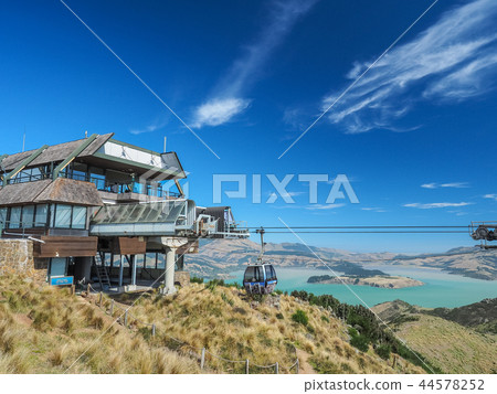 Aerial view of the Christchurch Gondola 44578252