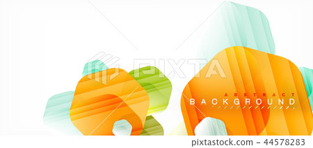 Vector multicolored hexagons geometric abstract background Vector multicolored hexagons geometric abstract background 44578283