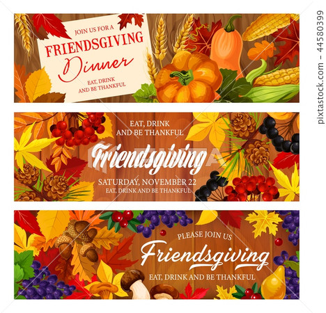 Thanksgiving Day and Friendsgiving potluck 44580399