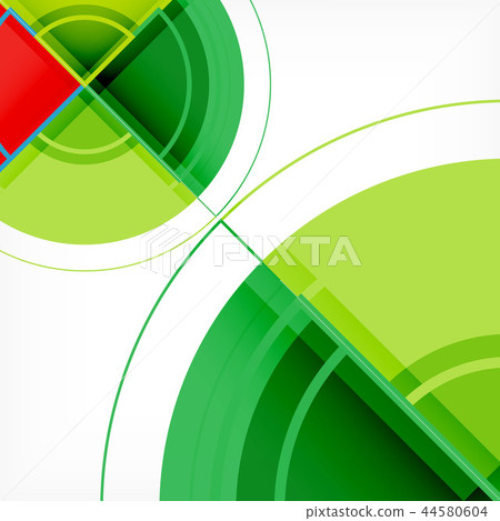 Creative circles geometric abstract background with 3d effect Creative circles geometric abstract background with 3d effect 44580604