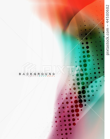 Background abstract - liquid colors wave flow 44580682